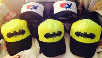 Tattoo Hats - Wrestling & Batman - trimmed